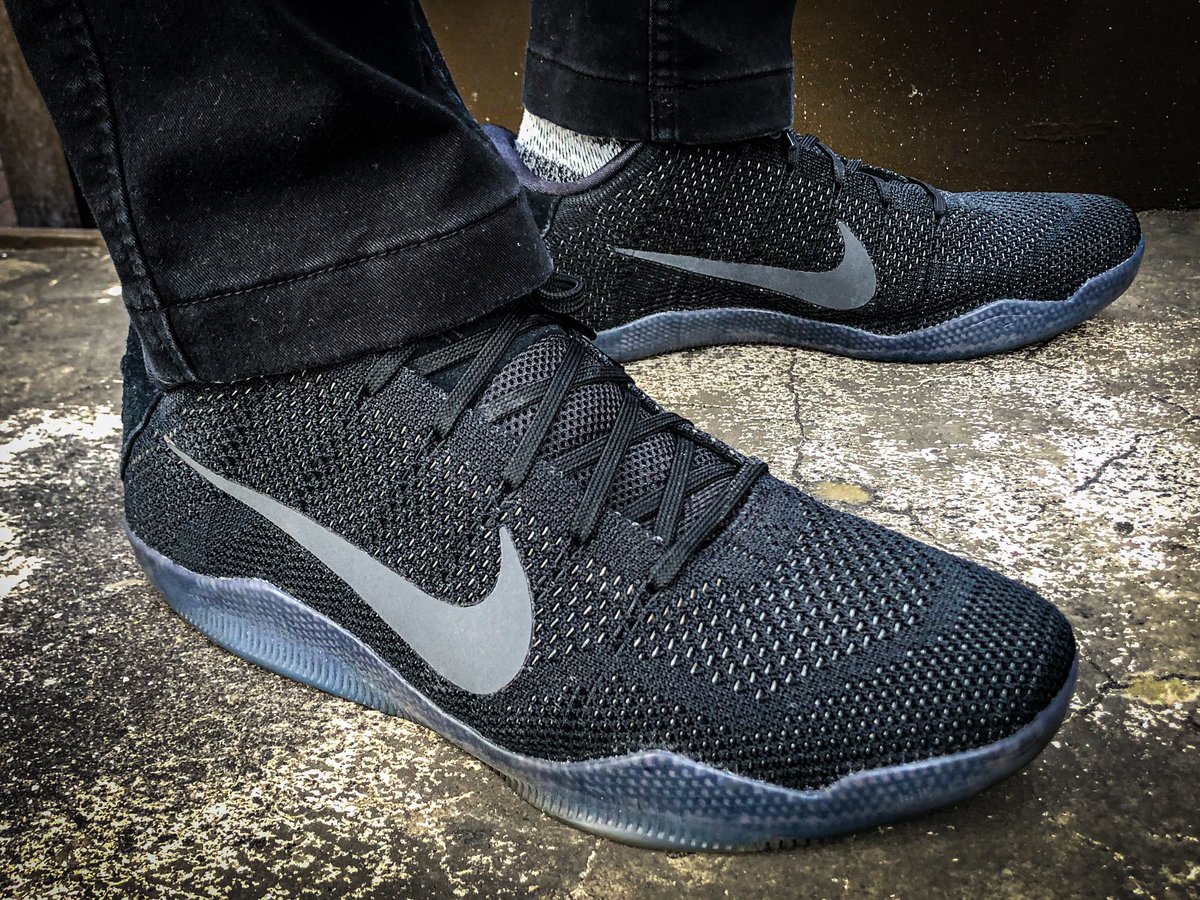 nike kobe 11 elite low black space