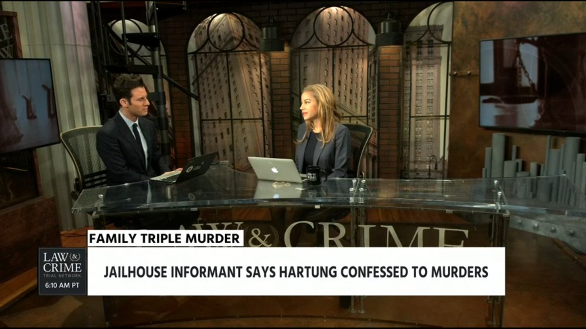 cathyrusson's tweet photo. Today on the Morning Docket with @jessecordweber, Law&Crime legal analyst @Terridaustin and Jesse bring you the latest from the #HarveyWeinstein trial, #FotisDulos, #HartungTrial - penalty phase begins Monday and #LivePDTrooper trial. https://t.co/kRbgOgFHci