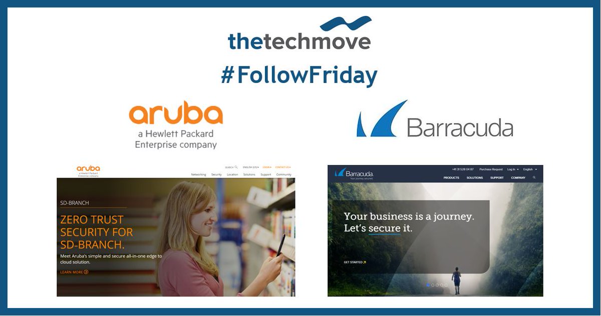 Our #FollowFriday shoutouts go to <a href="/ArubaNetworks/">arubanetworks</a> and <a href="/barracuda/">Barracuda Networks</a> - find out why over on our Linkedin post! linkedin.com/posts/the-tech…  #hospitality #technology #hotels #hotelnews