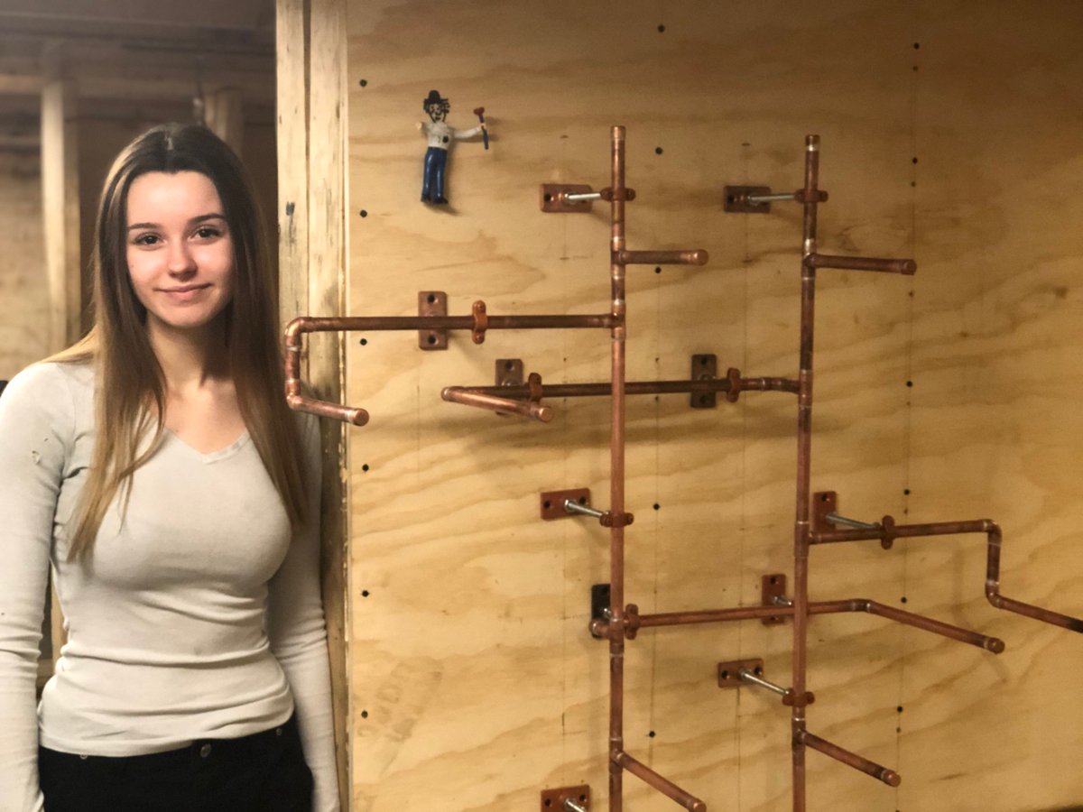 AssabetValley's tweet photo. Congratulations to Nathaly LePoer of Westborough! She is a Junior in the Plumbing program. She was the first one to attempt and complete this copper roughing project #womenintrades #AssabetDoMore
@WestboroPatch
@AssabetSuper
@AztecAthletics https://t.co/ZZHosInuMB