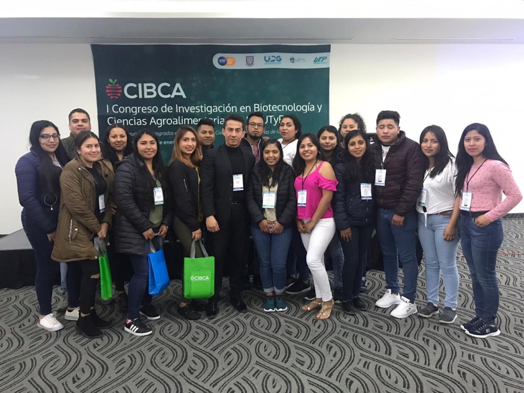 UPFIM_Oficial's tweet photo. Participación de la #UPFIM en el Congreso de Biotecnología y Ciencias Agroalimentarias de las UTyP en Celaya Gto., con 23 estudiantes de Ing. Agroindustrial que presentan 13 trabajos dirigidos por la Dra. Karina Aguilar Arteaga y el Dr. Luis Díaz Batalla.
#OrgullosamenteUPFIM https://t.co/PsXzNmYNek