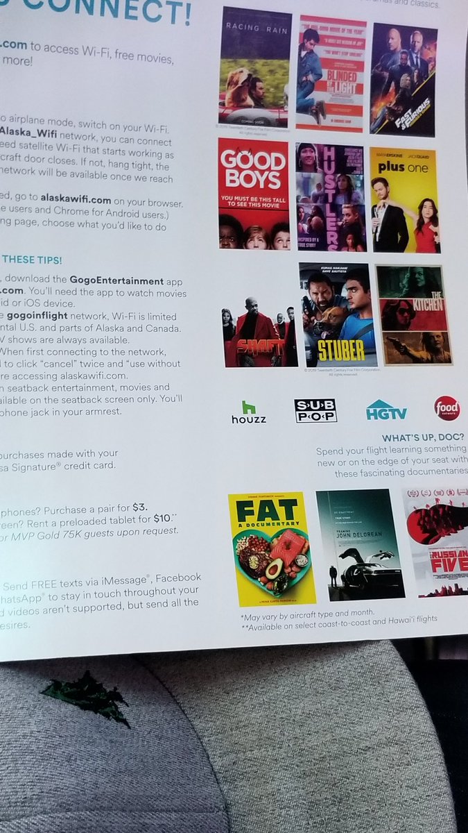 daphobes's tweet image. @VinnieTortorich making it big time on @AlaskaAir in their inflight catalog #fatadocumentary