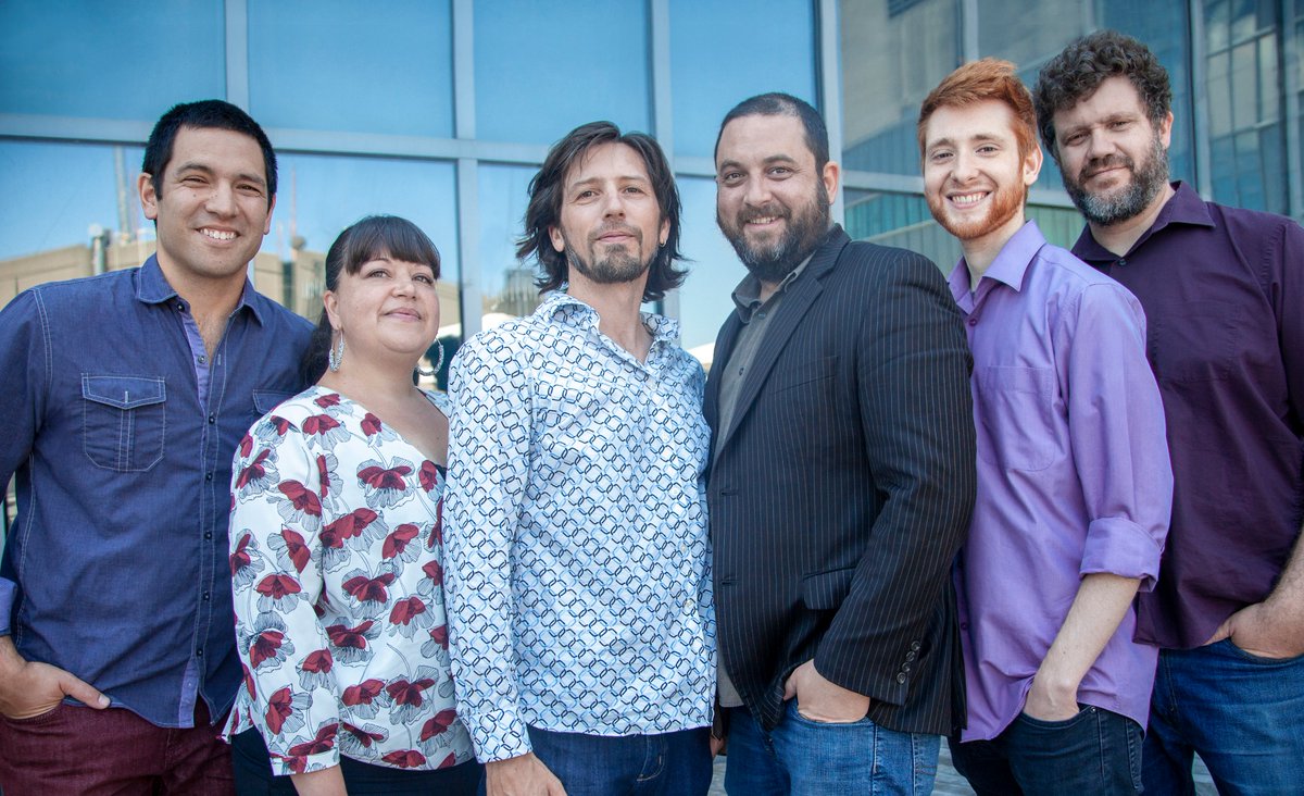 smallworldnotes's tweet photo. TONIGHT! Surefire Sweat @gravedrummer have their album launch @YoungplaceTO #smallworldmusiccentre. Kati Kiilaspea @TheWholeNote calls their album "a breath of funky, fresh air." Need tickets? Get yours here > https://t.co/2DhudnCdN7 #swmto https://t.co/Sp2SPSV3QF