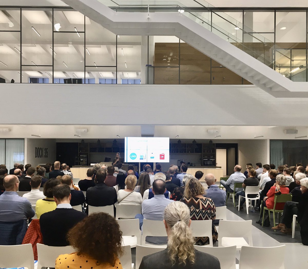 Vandaag vindt het goedbezochte Symposium offshore &amp; renewable energy plaats bij GustoMSC in Schiedam. Geheel georganiseerd door de studenten van de Waterworld Minor aan het Rotterdam Mainport Institute! En ondersteund door Maritime Delta.