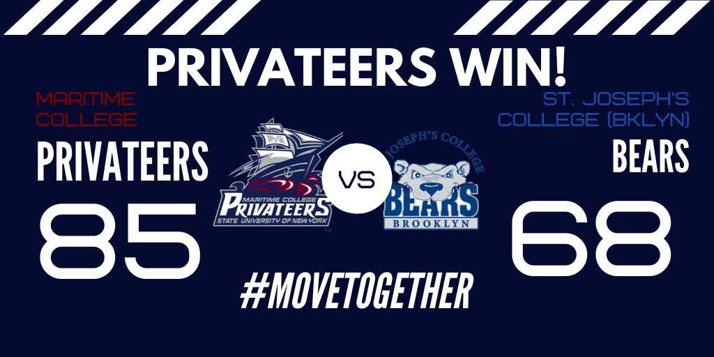 PRIVATEERS WIN!
PRIVATEERS WIN!
PRIVATEERS WIN!
The Privateers cruised to their third win in a row last night against  St. Joe’s - Brooklyn. #MOVEtogether