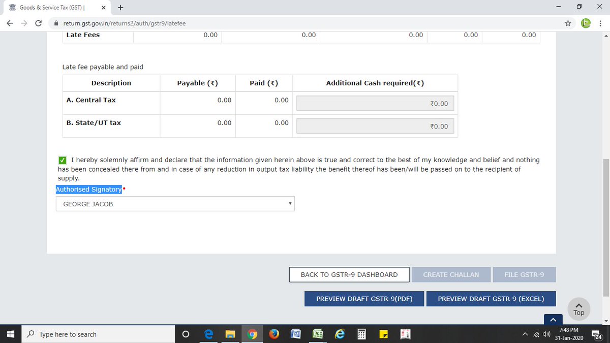 Hashim0511's tweet photo. #GSTR9Extend #ExtendGstr9DueDate  NO LIABILITY, FILE RETURN BUTTON NOT ACTIVATED FOR LAST 2 HOURS...
WHAT TO DO... I THINK @cbic_india are headed by sadists.
#GSTR9 #GSTR9C #GST @askGSTech https://t.co/tcQabbUH7a
