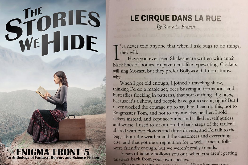 ExitZeroSF's tweet photo. It's Enigma Front Friday!

The show must go on, as they say, and it's up to a youth with a hidden talent to save the day 'Le Cirque dans La Rue' by Renee L Bennett, now in THE STORIES WE HIDE!
@ReneLBennett1

LINK: https://t.co/oBDSzoMZ4t https://t.co/FupVw87uA6