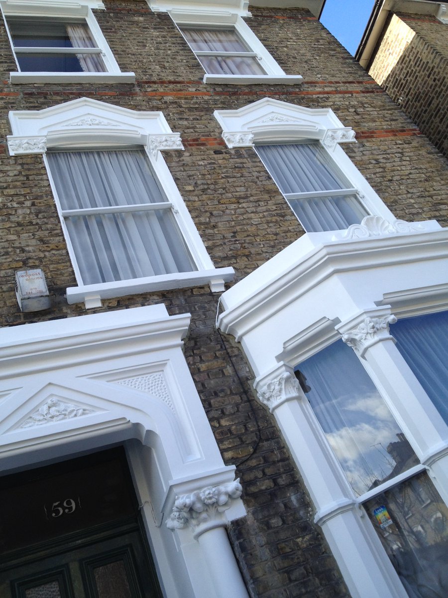 PidgeonLtd's tweet photo. External decorations in Hornsey, North London https://t.co/qm56acN30E