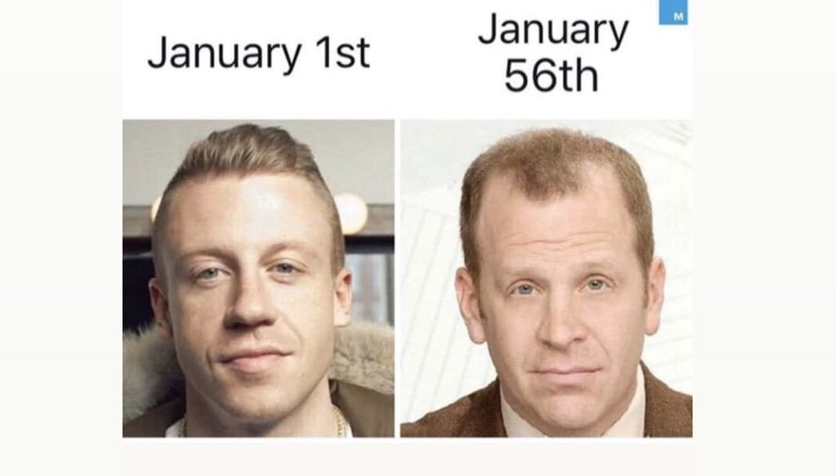 DanInsinga's tweet photo. 😂.  Look how the normal person ages for the month of January.   #ShutUpToby https://t.co/RJFz219YxI