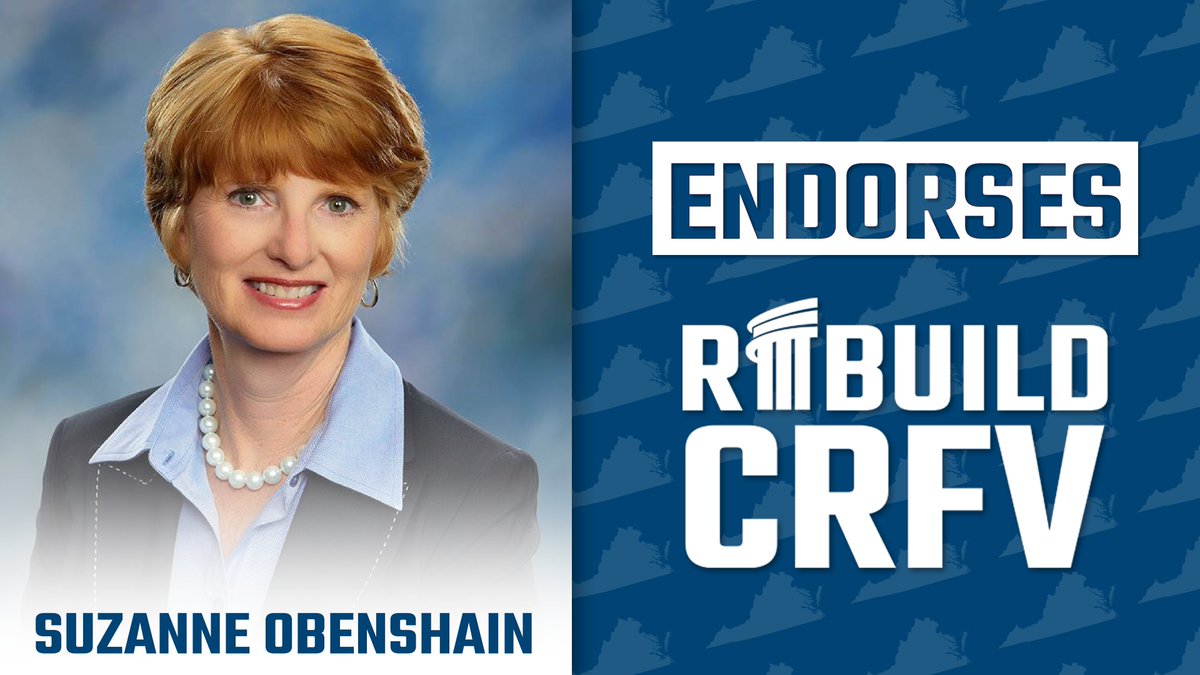 RebuildCRFV's tweet photo. "I got my start in politics as a College Republican, and know the kind of leaders we need for the CRs to be successful. The Rebuild CRFV team exemplifies that leadership and has my full endorsement." - Suzanne Obenshain, Political Activist- VA CoChair Trump 2016 https://t.co/bdvoOuNw2Z
