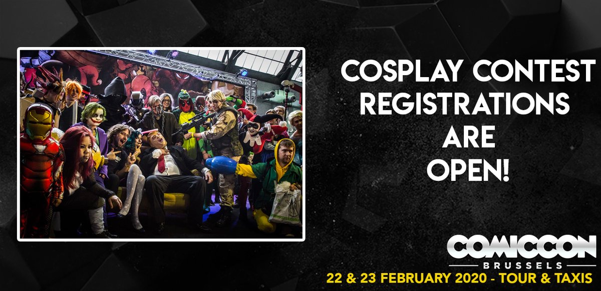 The Cosplay Contest registration is open! Check it out!

FR  becosplay.be/fr/subscriptio…

NL becosplay.be/nl/subscriptio…