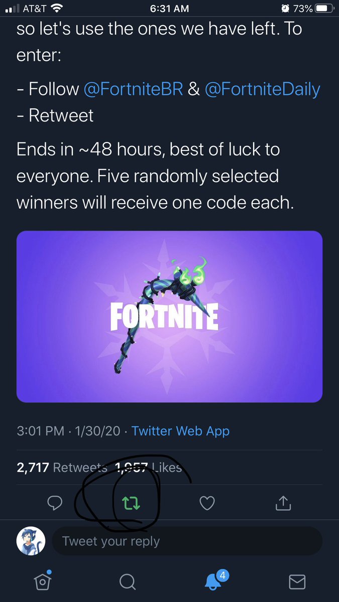 Mcskunkfoot's tweet photo. @FortniteBR @FortniteDaily https://t.co/R67YpaoMv3