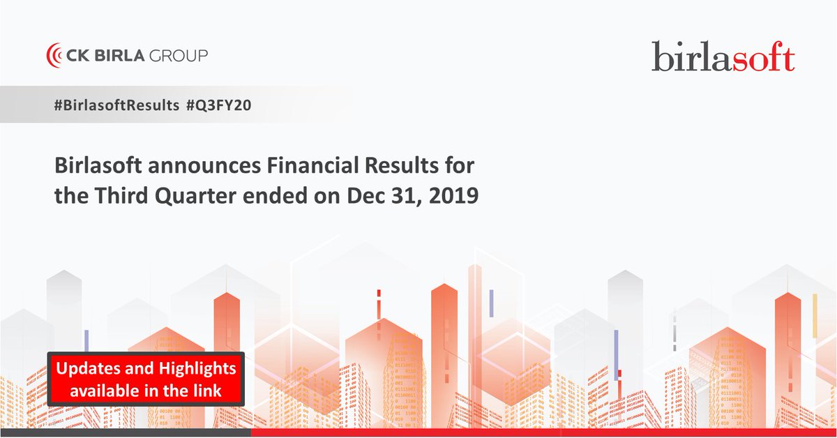 Q3 FY19-20 || Birlasoft || Financial Results  