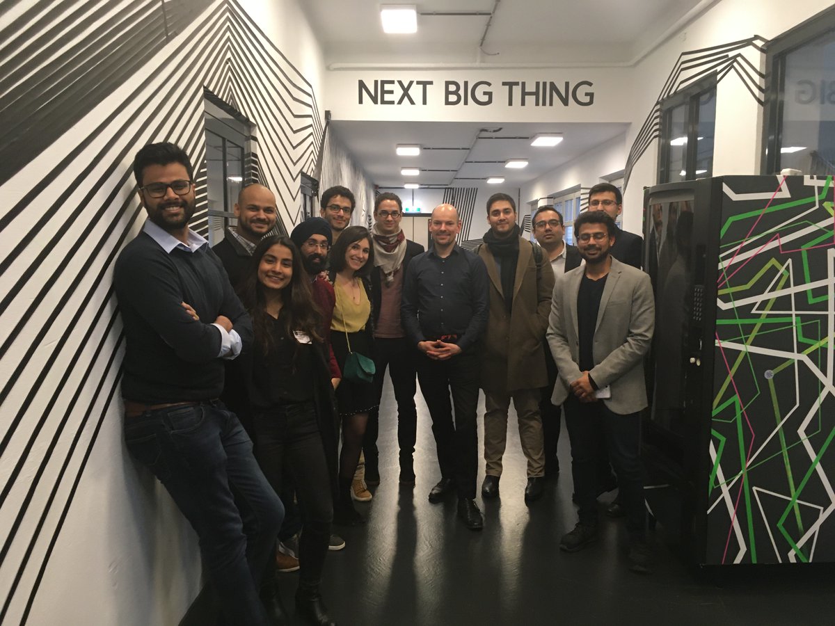 INSEAD MBA students at the NBT offices