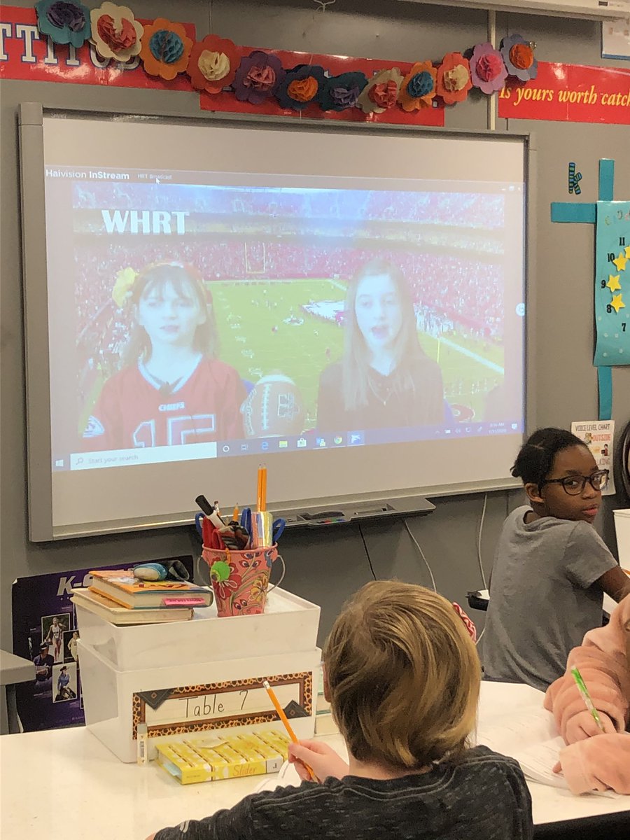 When the school news crew reports from Miami! #ChiefsKingdom