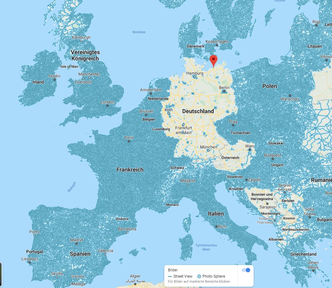 CoRRoNa23's tweet photo. Ich finde dieses Google-Streetview Verfügbarkeitsbild zeigt sehr gut, wie digital Deutschland ist und wie Deutsche dem Fortschritt gegenüberstehen 😅

#HaltStop Ich möchte das nicht. 🤡🇩🇪 https://t.co/CtazsxDlQZ