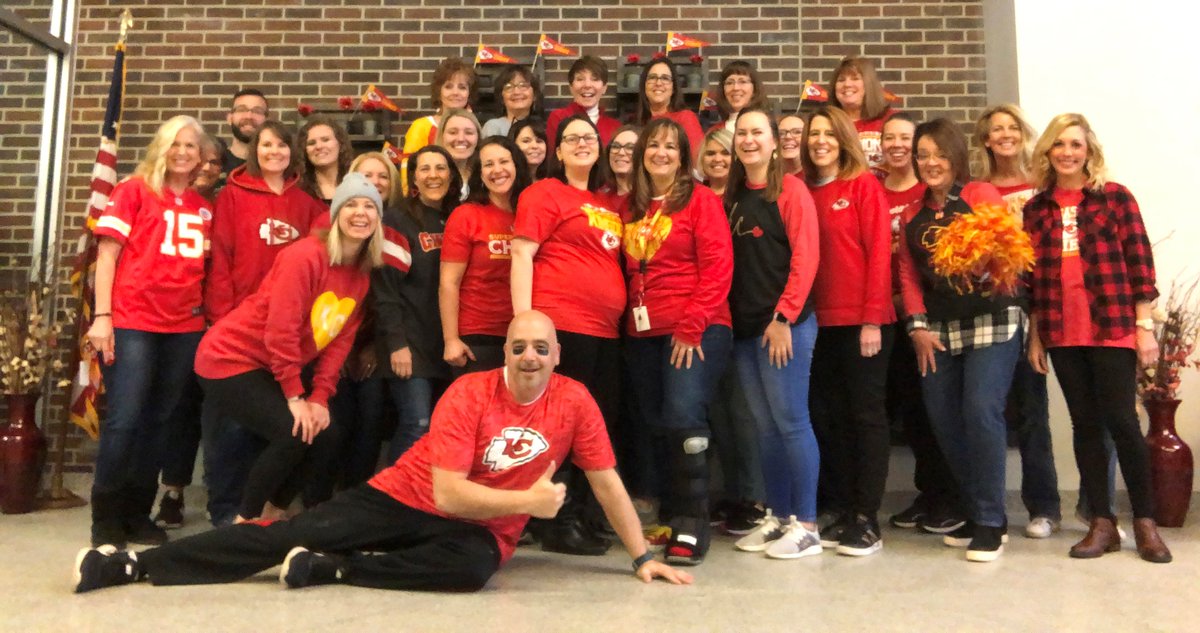WG staff is RED-Y for a Super Bowl Win! Go Chiefs!!  #gochiefs #ChiefsKingdom #RedFriday #BeeWG