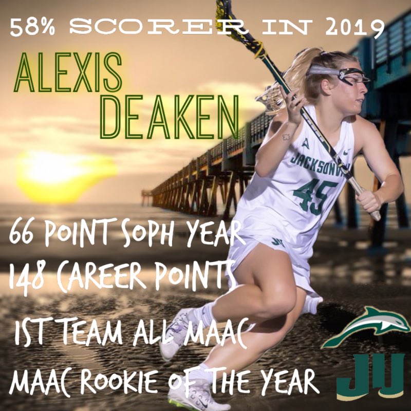 CoachMcCordLAX's tweet photo. So proud of this kid!! She made a great transition after transferring and has added a lot to our culture! A truly unselfish star - big things for her in 2020!! #Deaks๐ฌ https://t.co/kSRKDSlMNk