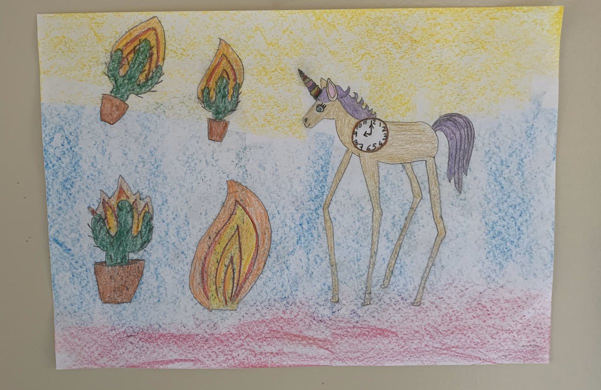 itsgemmayall's tweet photo. We have amazing artists in the room!!!! #dalistyle #dreams @LaMirandaSchool #everyonecancreate https://t.co/A15zYSwu6x