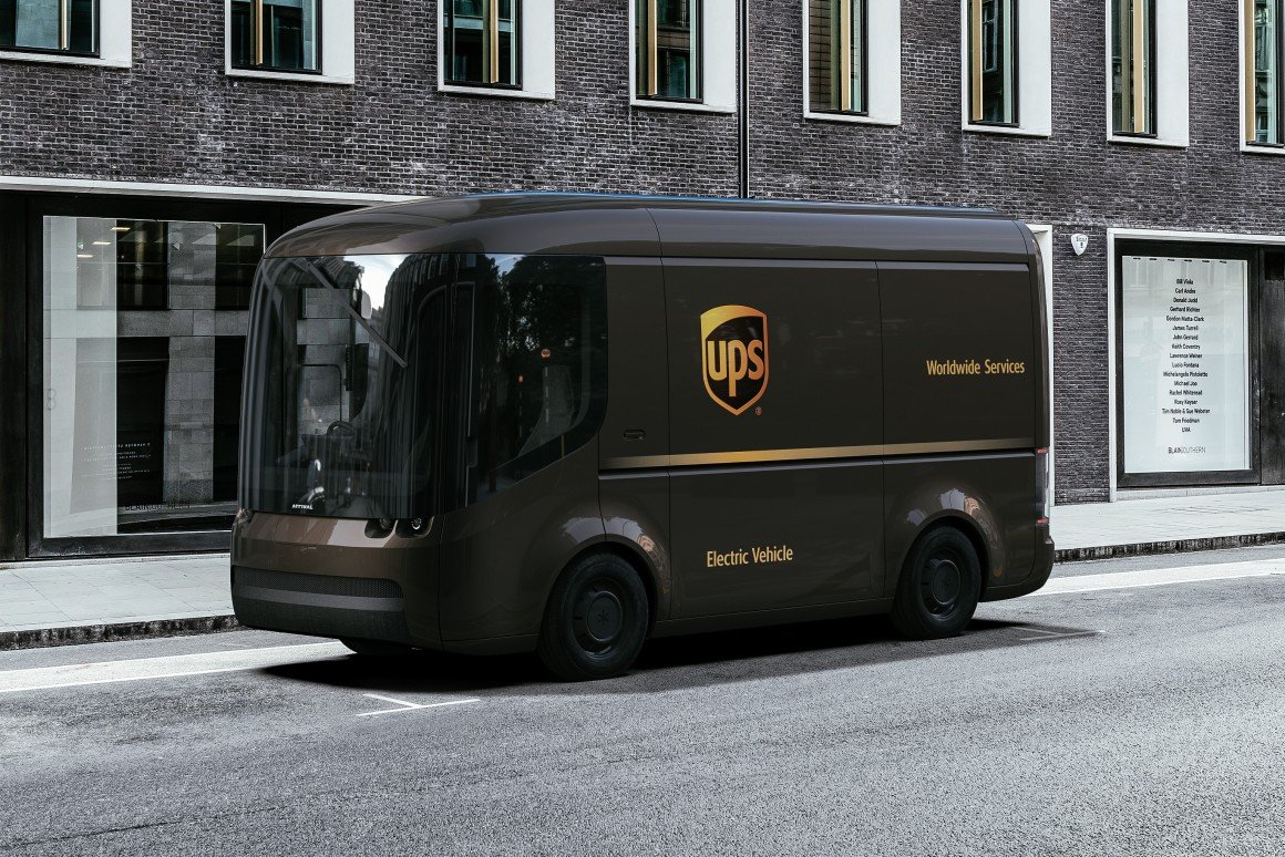 PremierVehicle's tweet photo. UPS is working with UK startup Arrival to develop a small batch of bespoke electric delivery vehicles for small trials. The logistics company today announcing a new order of 10,000 purpose-built electric vans as part of its wider push to reduce its dependence on fossil fuels https://t.co/vpIxBC58zM