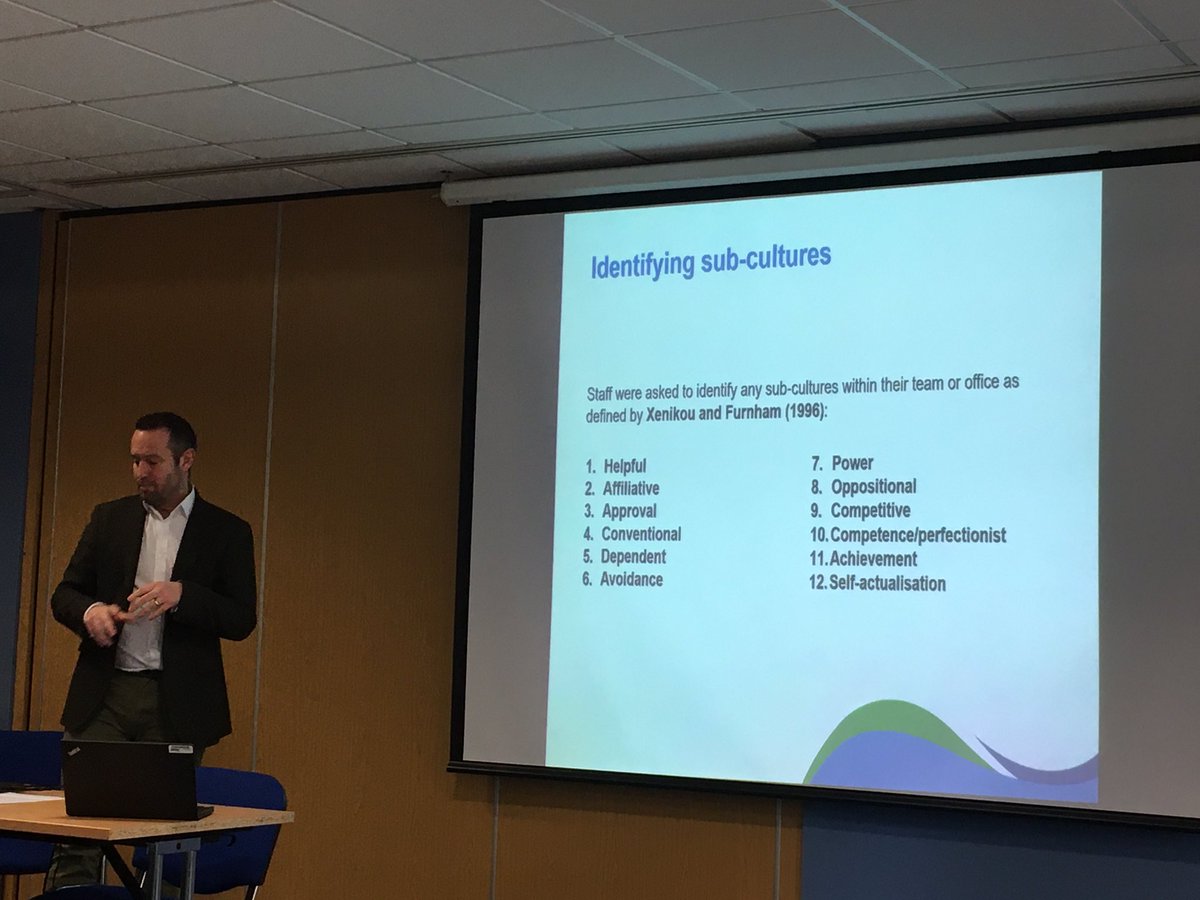 stirlingfellow's tweet photo. And showing his @MissendenGroup routes - good referencing by @pearson150 to course, and Xenikou and Furnham whilst he was at it, in his presentation on staff engagement #NHScommsSW https://t.co/4hZZkZMLAO
