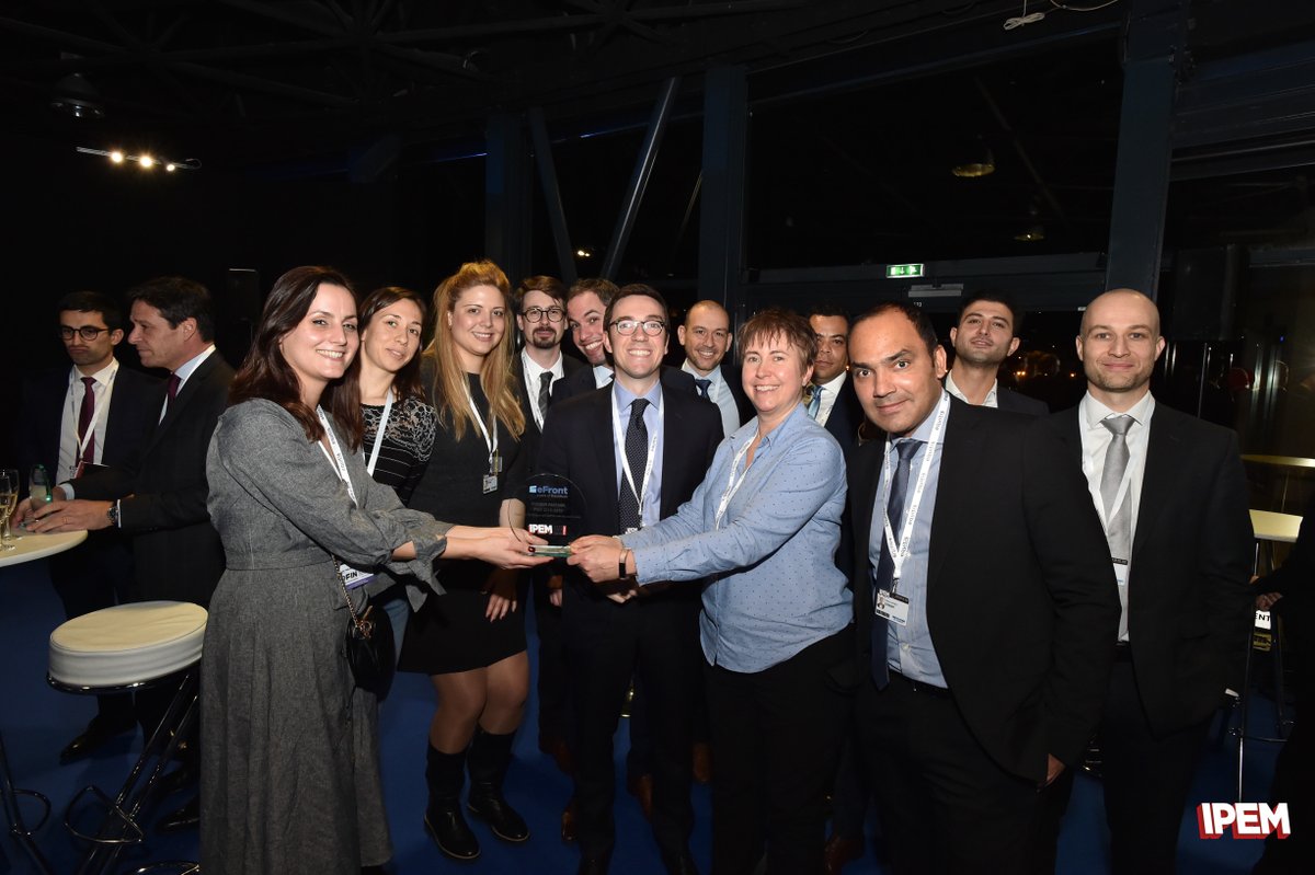 eFrontFinancial's tweet photo. [Highlights from Cannes] Our team was honored to receive an IPEM award on behalf of #eFront for being a sponsor five years running. It was great being part of this epic event once again - see you next year #IPEM2020! 🙌 https://t.co/9w4V5TQ6rx