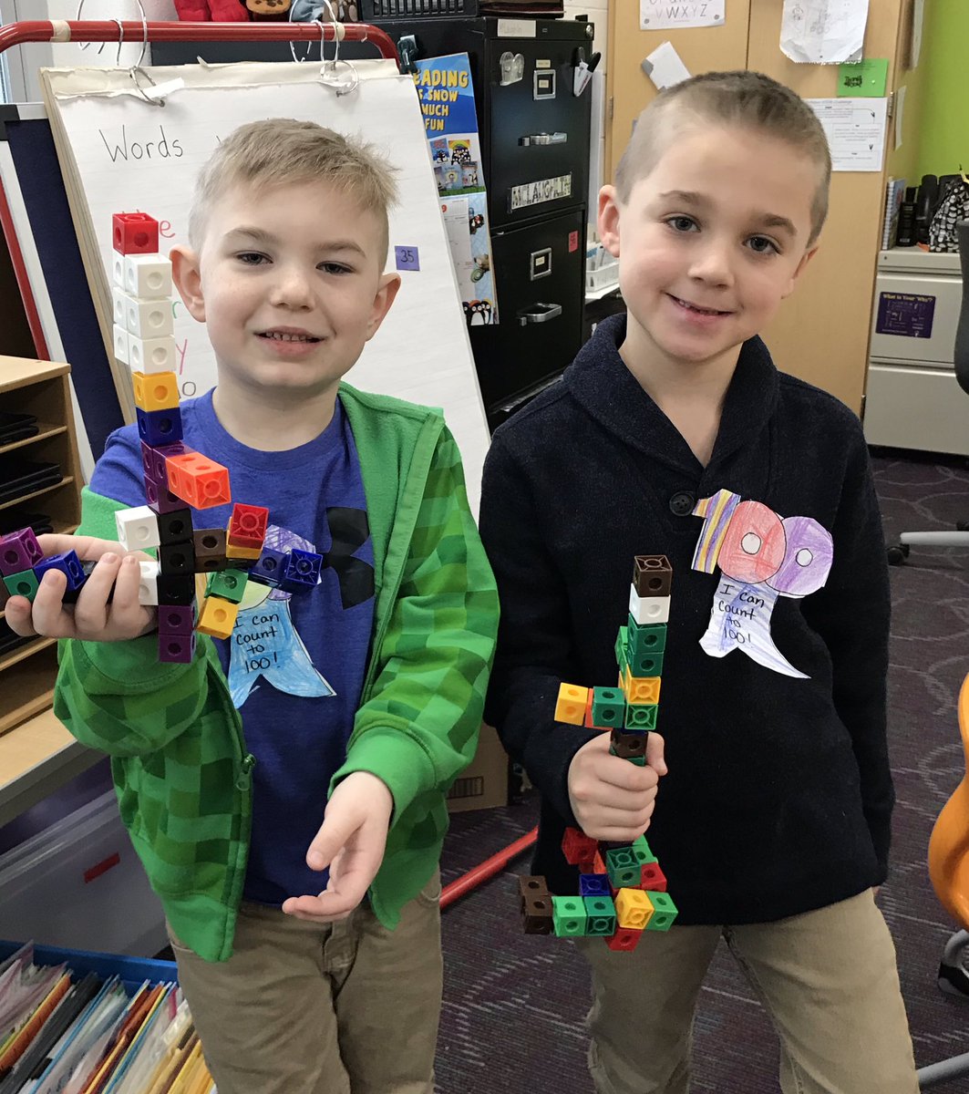SummitKinders's tweet photo. What can you build with 100 blocks?  Happy 100 days of kindergarten!  #reynproud #ReynSues #100DaysOfSchool https://t.co/3Dj6poSbP2
