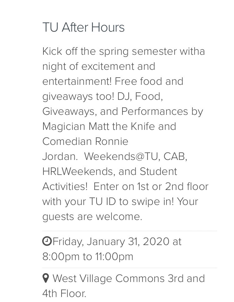 TU Free Food tweet media