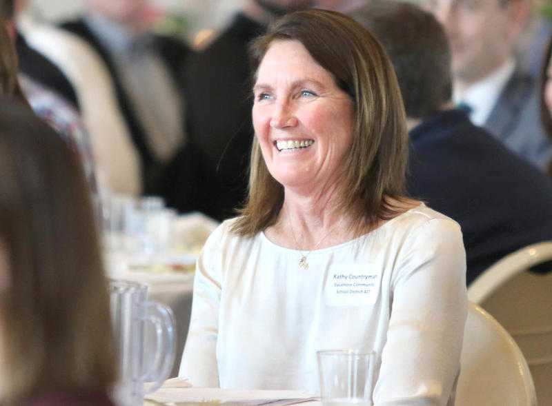 SycamoreSEF's tweet photo. Congratulations to Kathy Countryman, @SYC427  Superintendent, for being awarded the Clifford Danielson Outstanding Citizen Award at yesterday's @sycamorechamber Annual Meeting. Kathy, thank you for your leadership and dedication to our schools and the #Sycamore community. https://t.co/6WJWvPvoZu