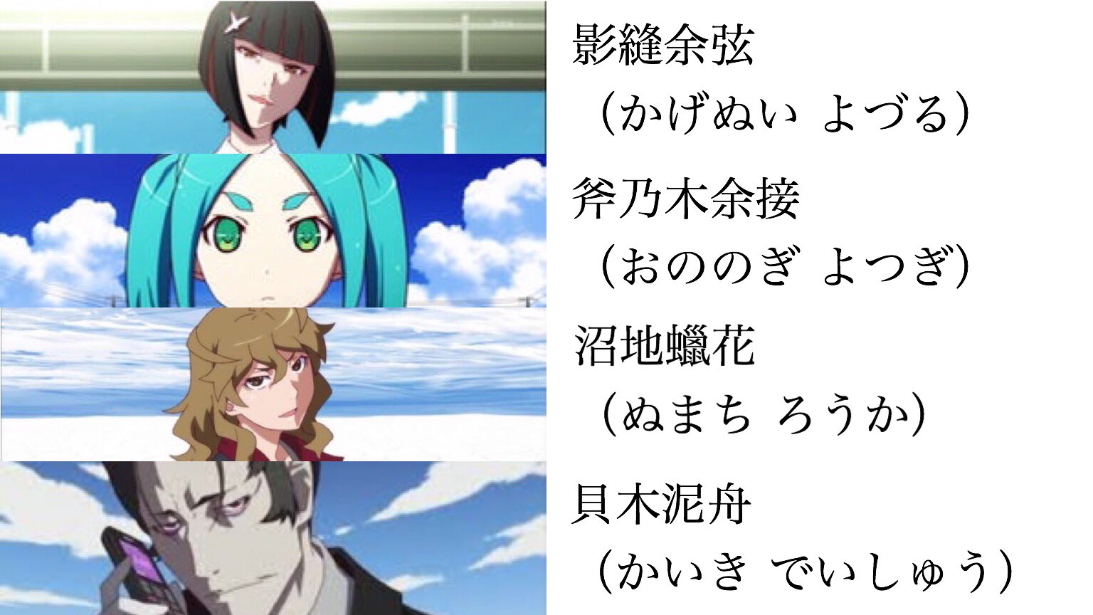 たえてゃ 物語シリーズ のキャラ名が難読過ぎる件 たえてゃ 物語シリーズ のキャラ名が難読過ぎる件