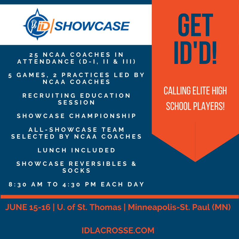 RealiDLacrosse's tweet photo. Calling Elite HS Players! iD Showcase's priority reg deadline is tomorrow! Apply this wkd to secure your spot in this exciting recruiting exposure &amp; training opportunity! We have coaches coming from North Carolina, Cornell, Princeton &amp; more! https://t.co/3SKTnSPmbV #iDdifference https://t.co/Dz47roVlKt