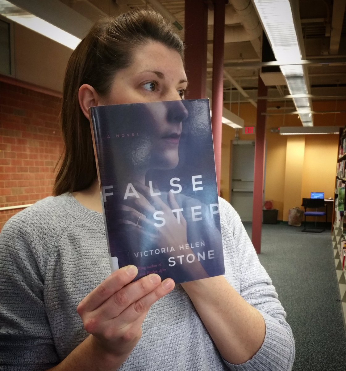 mclsnj's tweet photo. “False Step” by #VictoriaHelenStone is this week’s #bookfacefriday pick! Check out this psychological #thriller full of marital conflict, family secrets, and a child gone missing. 

#bookface #njlibraries #newbooks #read #fiction #librarybooks https://t.co/FBcuK0jhU5