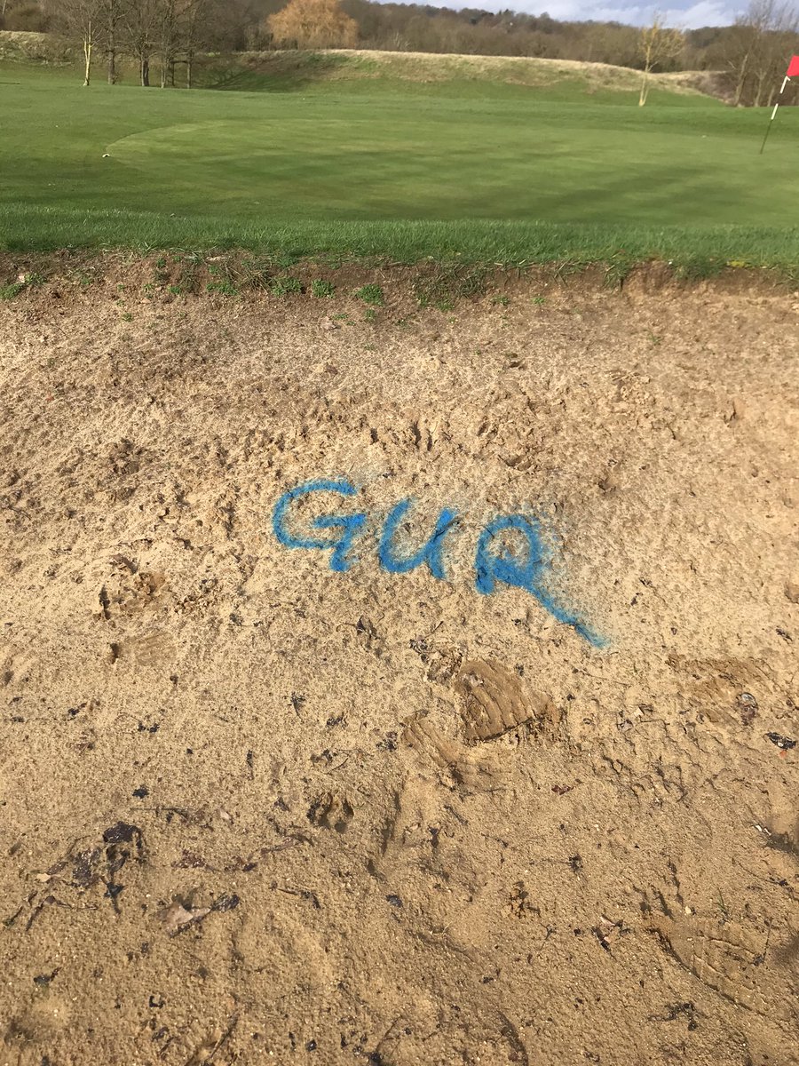 Greens cut ✅ 
Bunkers raked ✅
Holes changed ✅
GUR bad bunkers and some areas ✅