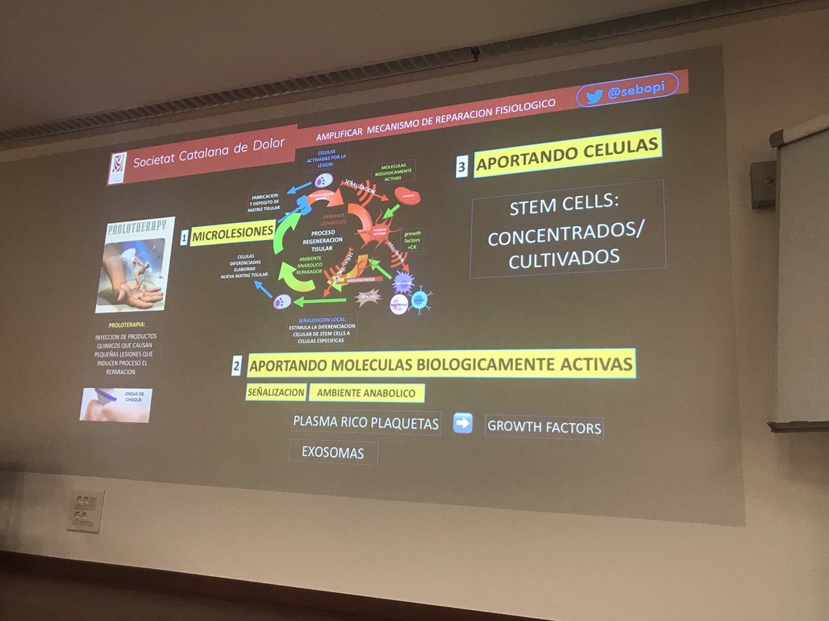 DraCBatet's tweet photo. El Dr Sergi Boada ha seguido, profundizando en este tema mediante los Tratamientos de Medicina regenerativa #dolor #scdolor #tuvidasindolor #construyendosed #comb https://t.co/tmd7yskRMo