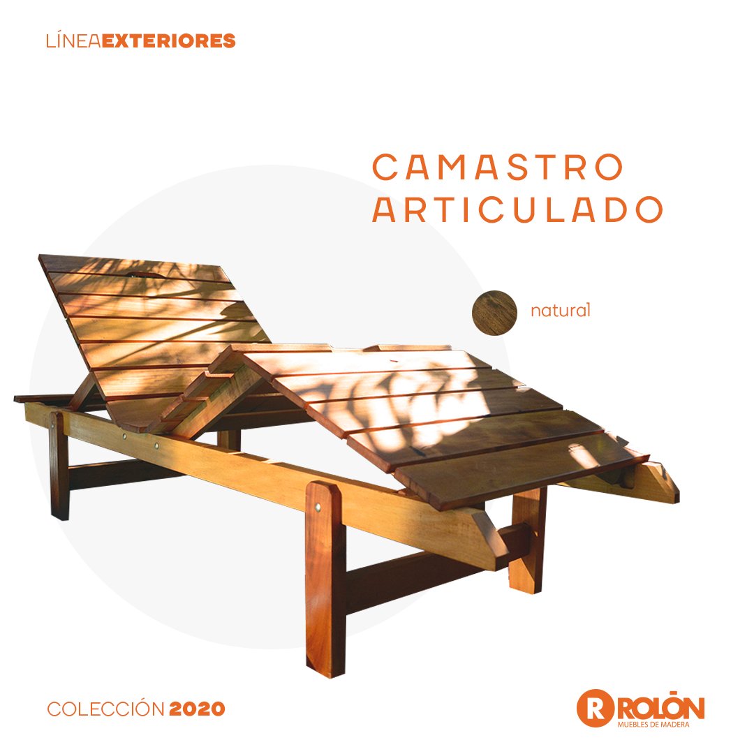 RolonMuebles's tweet photo. Camastro Articulado 😍 ¡Tres posiciones para todo el relax cuando tomes sol!🌞

📒 Mirá nuestro catálogo!: https://t.co/RjlZtE0xim⁠
📦 ¡Hacemos envíos a todo el país! ⁠
🇦🇷 Industria Argentina ⁠
👌 Ahora 12⁠!⁠ https://t.co/BMp4qrpEEE