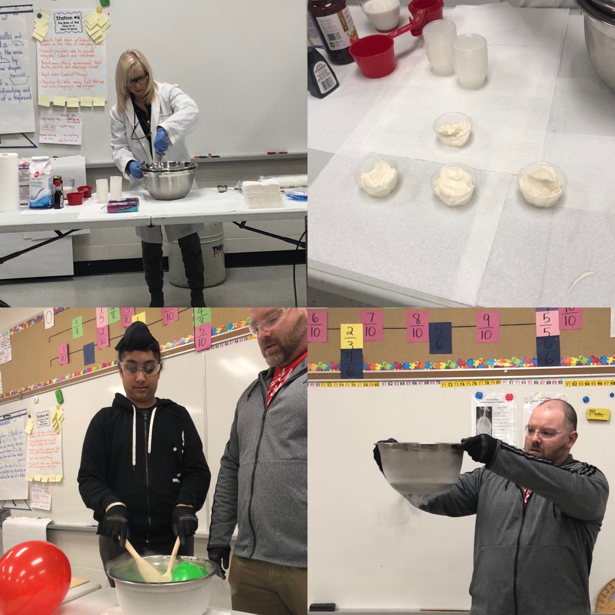 michelleargent's tweet photo. Making ice cream @dales_mr @belleriverbucs as being scientists!!! https://t.co/vNJyFcTLUX