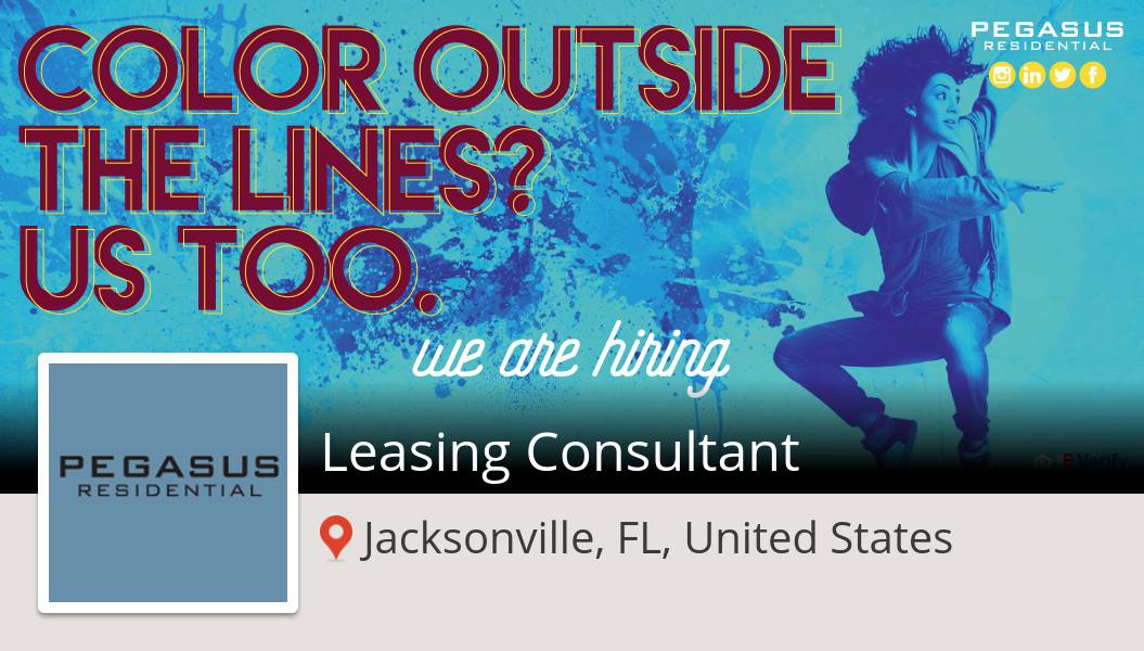#PegasusResidential is hiring a #Leasing #Consultant in #Jacksonville, apply now! #job workfor.us/pegasusresiden… #pegasuspower #wemakepigsfly