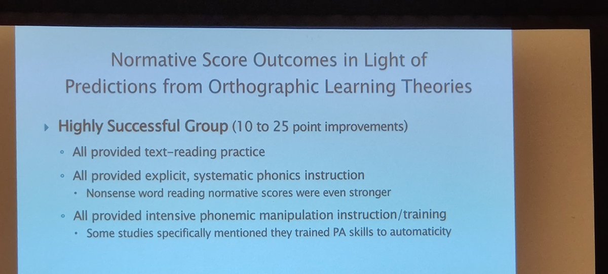 David Kilpatrick on effective reading intervention.