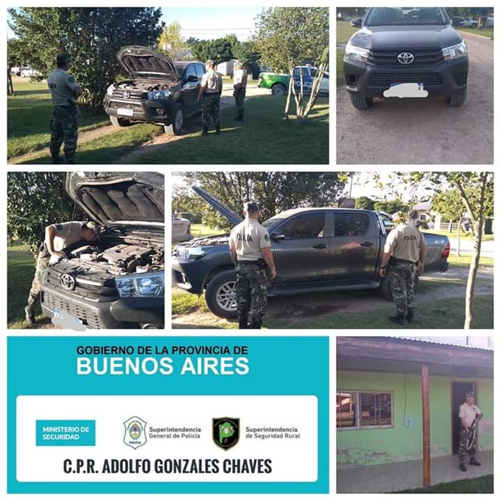 AHORA- ÚLTIMO MOMENTO.  El Comando de Prevención Rural Daireaux con el Destacamento Arboledas participaron de un allanamiento en una causa de "Hurto Agravado".
facebook.com/80630851607339…