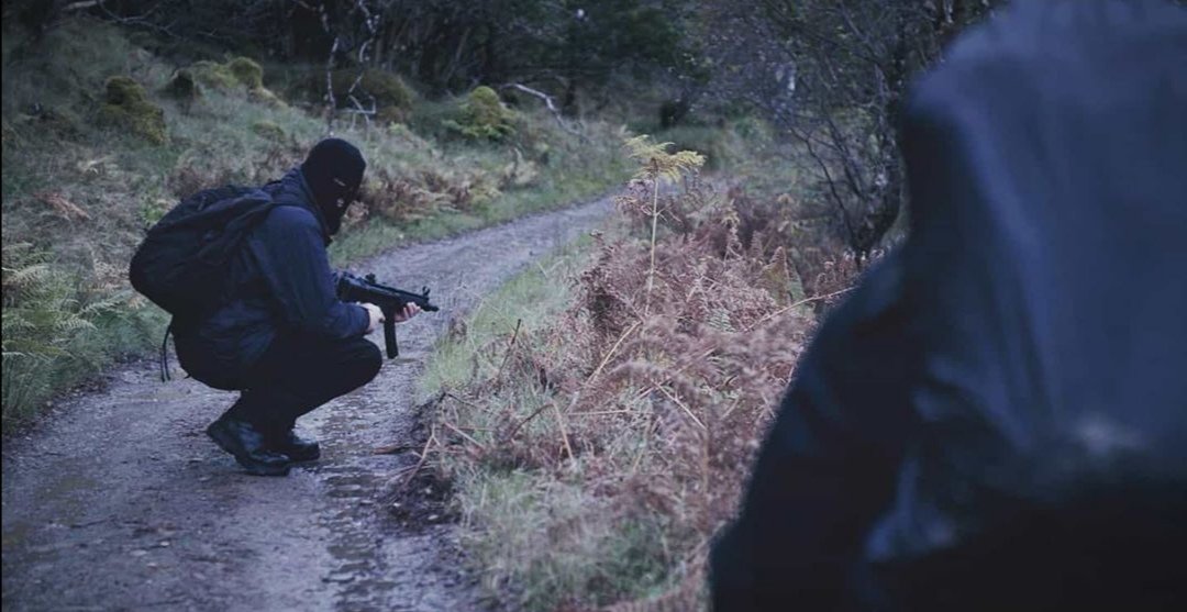 ShakibaMoghadam's tweet photo. Setting the scene for Sunday - Imagine 12+ of these masked guys chasing you through forests with police dogs & guns (I know it was fake but they ripped our ear drums!) It was like hide & seek on steroids! Can't wait for ep 5! #Number13 #saswhodareswins5 #SASWDWS #saswhodareswins https://t.co/EkQNqRKa6T