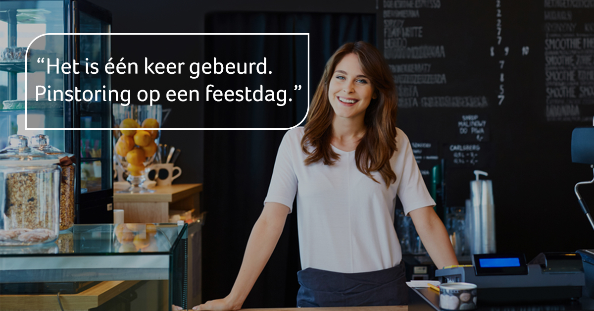 “Zo’n servicecontract ga je pas echt waarderen als je gasten niet kunnen pinnen.” - Ellen. 

Wij zijn er voor je. Ook in het weekend en op feestdagen. Fijn weekend!