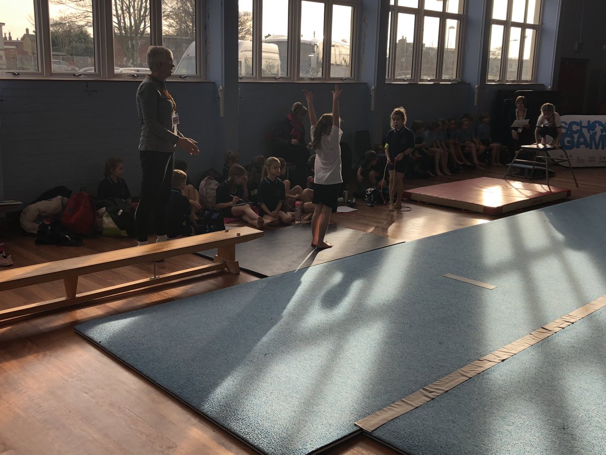 EastNorfolkSSP's tweet photo. Over 70 pupils competed in the gymnastics events today with some fantastic performances on show, well done to all involved. Was great to see so many schools and children trying out sport at an even for the first time and enjoying it. #getactive #getintosport #norfolkschoolgames https://t.co/z0x1giFvIm
