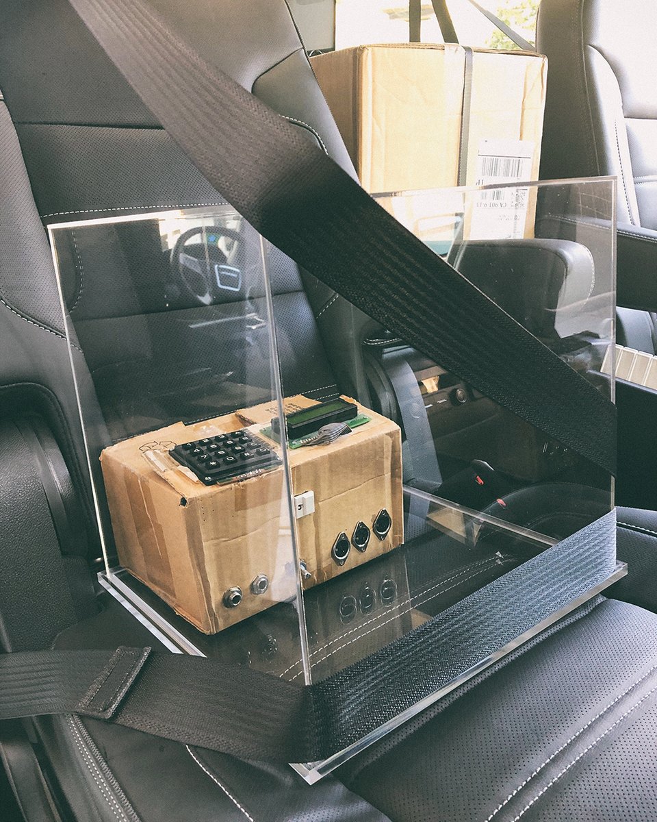 WeAreElektron's tweet photo. The #SidStation prototype is safely back home following its NAMM trip. #alwayswearaseatbelt. https://t.co/EMzyBIe2fU