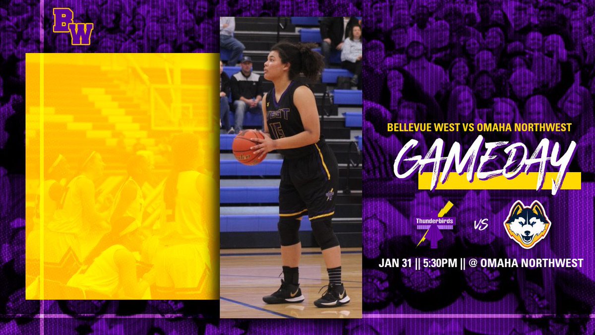 LadyTBirdBBall's tweet photo. 🔥GAMEDAY🔥

Thunderbirds on the road tonight against a tough Omaha Northwest team!

🆚 Omaha Northwest Huskies
📆 Jan 31, 2020
⏰ 5:30pm
📍 Omaha, Nebraska
🏟 Northwest High School

#GoTBirds #TBirdTough #nebpreps https://t.co/kuq8BF3N6N