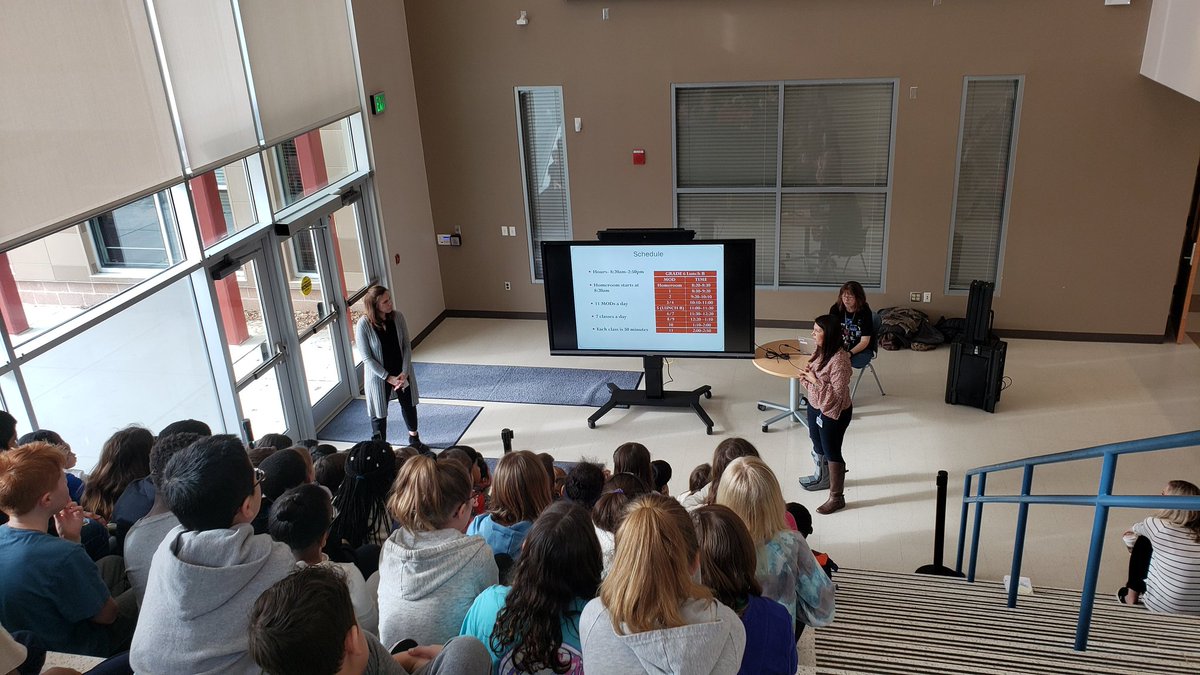 mrcookbcps's tweet photo. Thank you @phmsbcps for coming to talk our fifth graders! @HoneygoElem students from my class, as well as  @JordBach @Mrs_Nies_ and @JBarnes105 are ready to show their Honeygo pride next year as 6th graders! https://t.co/vb7VFElKIm
