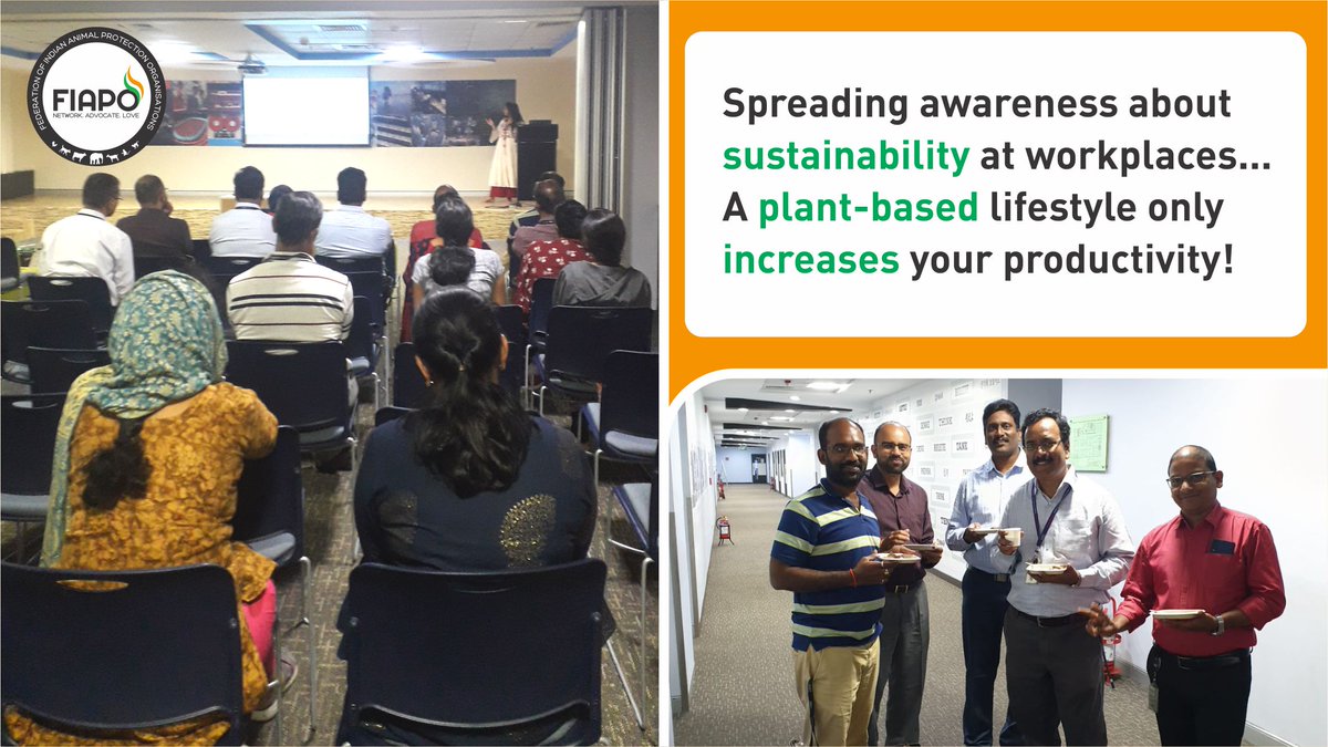 FIAPOIndia's tweet image. Team #FIAPO received an overwhelming response to an awareness drive conducted in the IBM Campus, Hyderabad, in collaboration with Smart Alec Alternative Deli!
#IBM #SmartAlec #Hyderabad #PlantBased #CorporateEngagement