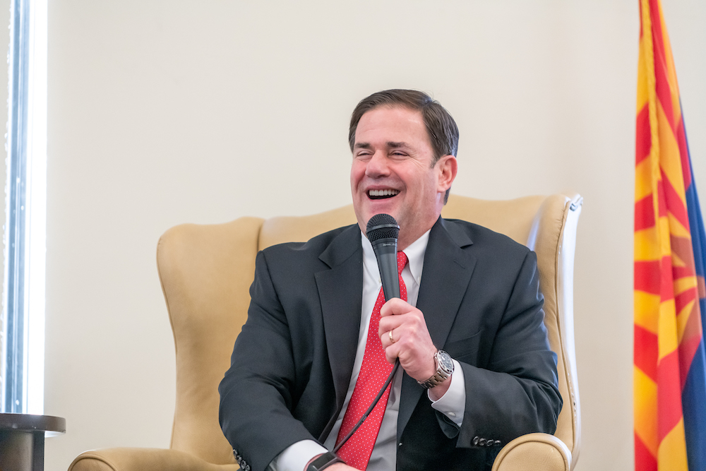 ValleyPartners's tweet photo. 'The Arizona Way' blog recapping this month's breakfast is on our website! Cheryl Lombard moderated a Q&A with @dougducey, discussing education, taxes, water, and transportation. #VPBlog Read the blog here >> https://t.co/MBkUPjkqV3 📷credit: @SRPconnect https://t.co/ybM3BjtEuL