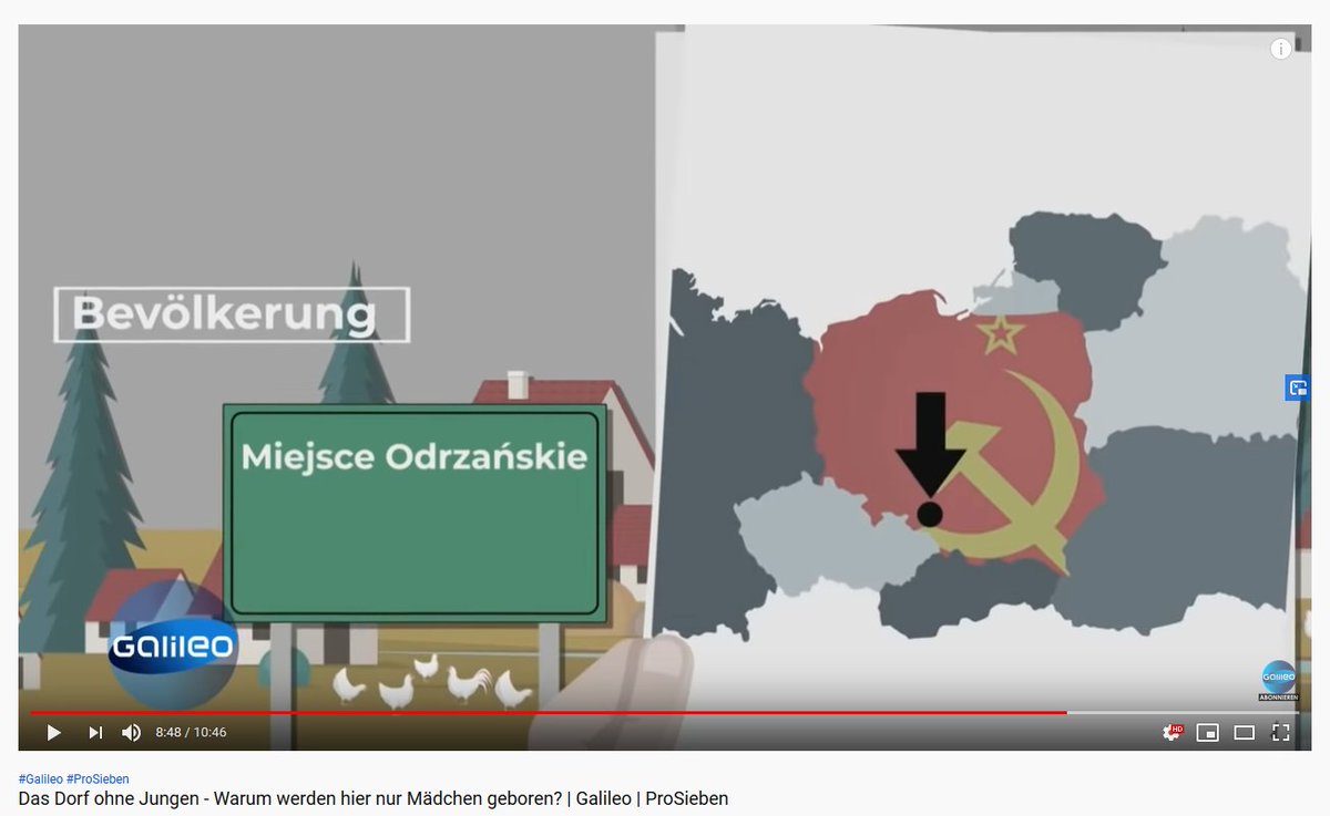 ipngovpl_eng's tweet photo. @ProSieben @DobreImiePolski @PMI_Online @Polandin_com @GalileoLIVE @ProSieben, please correct this mistake. The hammer and sickle should be removed and replaced with the proper emblem. Now the footage suggests that Poland is still under #Soviet rule – whereas just like in East Germany, #communism in Poland ended 30 years ago. #AgainstDefamation https://t.co/cz1xfhHljv