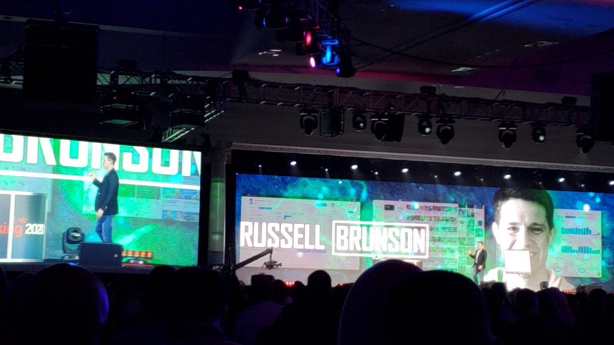 FrankKenny's tweet photo. Learning from @russellbrunson and other digital marketing experts at #FunnelHackingLive2020 https://t.co/o4zBhek3ww