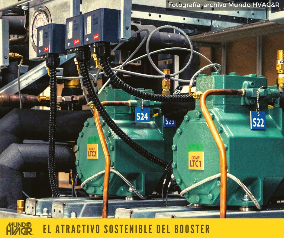 MundoHVACR's tweet photo. Cada vez más utilizados en los segmentos comercial e industrial, los sistemas transcríticos de CO2 (Booster) representan una gran solución amable con el ambiente.
#HVACR #boosterpump #pumpengineer #waterpump #pumpsystems https://t.co/HtIFnLEi2q